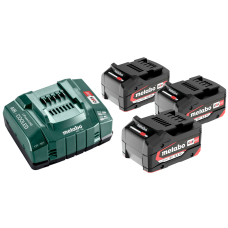 Базовый комплект аккумуляторов Metabo 3x18V 5.2Ah, ASC 145