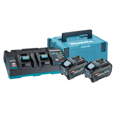 Набор аккумуляторов XGT Makita 2xBL4050F 36 В MAX 5 Аh, DC40RB, кейс