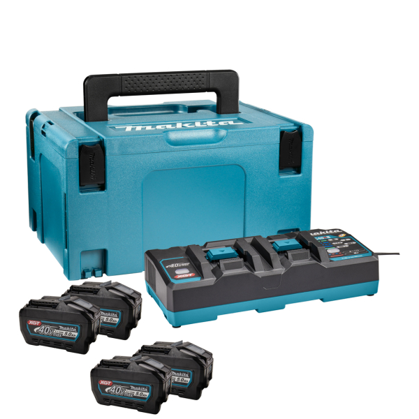 Набор аккумуляторов XGT Makita 4xBL4050F 36V MAX 5 Аh, DC40RB в Makpac