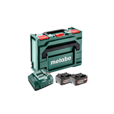 Базовый комплект Metabo Li-Power 2x5.2Ah, ASC 145, кейс MetaBox 145