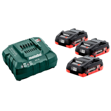Базовый комплект Metabo 18V LiHD 3x4.0Ah, ASC 55