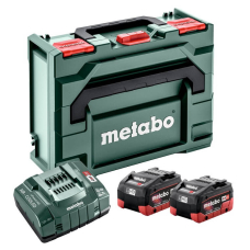 Базовый комплект Metabo LiHD 2х10.0 Ah, ASC 145, в MetaBox 145