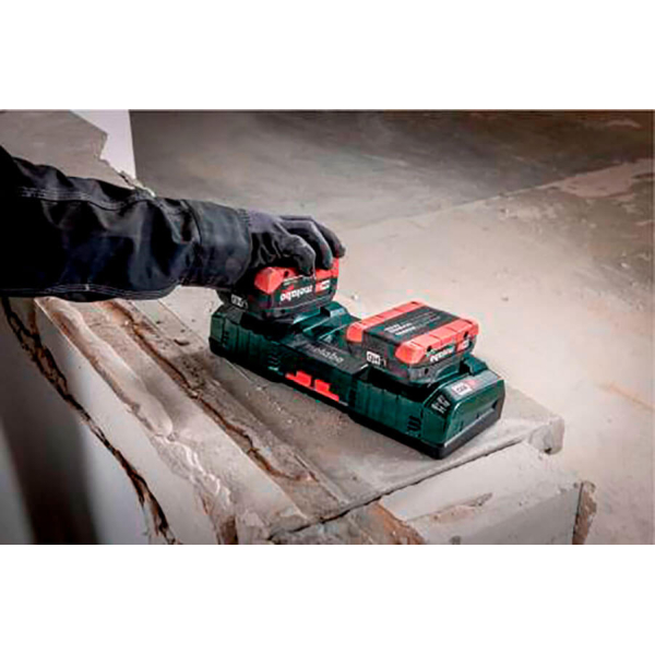 Базовый комплект Metabo 4xLiHD 10 Ah, ASC 145 Duo в MetaBox 145