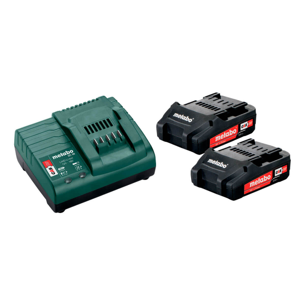 Базовый комплект Metabo Li-Power 18V 2x2.0 Ah, SC 36