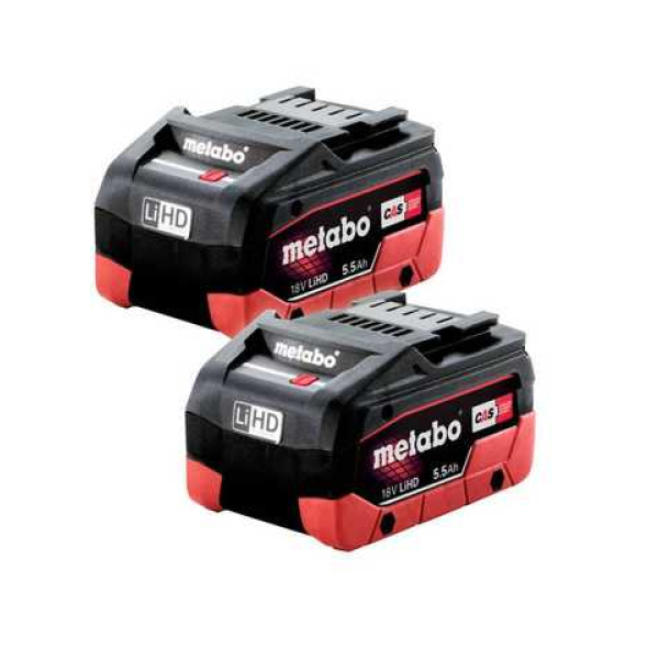 Базовий комплект Metabo SE LiHD 2x5.5 Ah, ASC 145