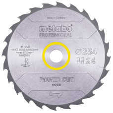 Пильный диск Metabo HW/CT, 254x2,4х30 мм, 24 WZ 20°