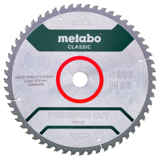 Пильный диск Metabo HW/CT, 305x2,4х30 мм, 56 WZ 5°