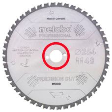 Пильный диск Metabo HW/CT, 254x2,4х30 мм, 60 WZ 5°
