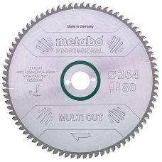 Пиляльний диск Metabo HW/CT, 254x2,4х30 мм, 80 FZ/TZ 5°