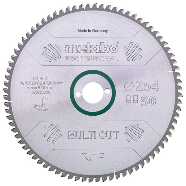 Пильный диск Metabo HW/CT, 315x2,4х30 мм, 96 FZ/TZ 5°