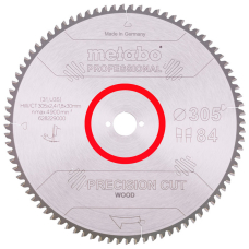 Пиляльний диск Metabo HW/CT, 305x2,4х30 мм, 84 WZ 5°