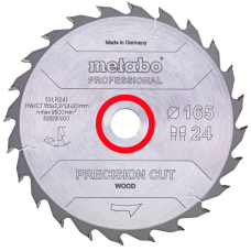 Пильный диск Metabo HW/CT, 160x2,2х20 мм, 24 WZ 20°