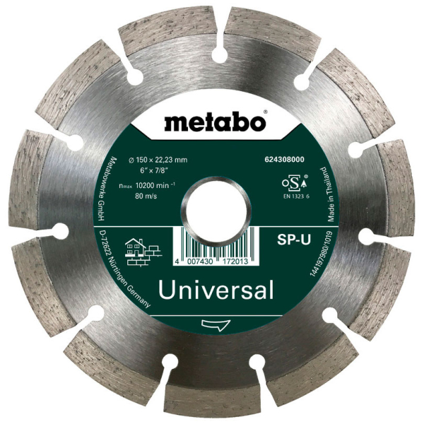 Алмазний відрізний диск Metabo SP, 150x22,23 мм