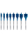 Набор перовых сверл Bosch SelfCut Speed 12, 16, 18, 20, 22, 25, 28, 32 мм, 8 шт