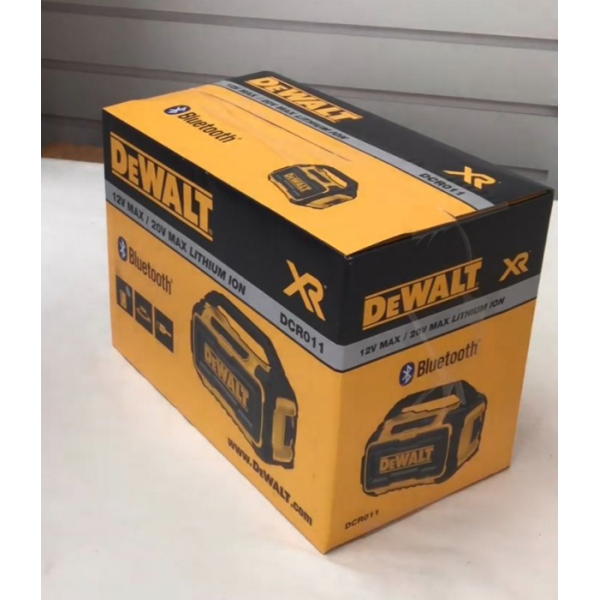Аккумуляторная портативная Bluetooth колонка DeWalt DCR011, каркас