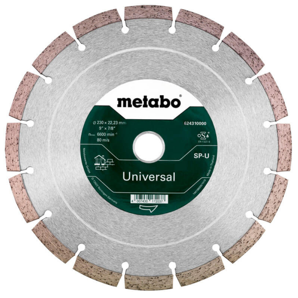 Алмазный отрезной диск Metabo SP, 230x22.23 мм