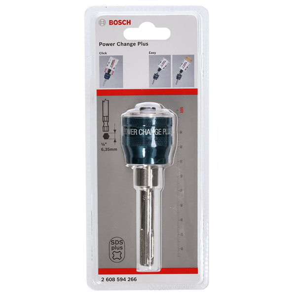 Удлинитель Bosch 105 мм 1/4" с адаптером Power-Change SDS-Plus 11 мм 7/16"