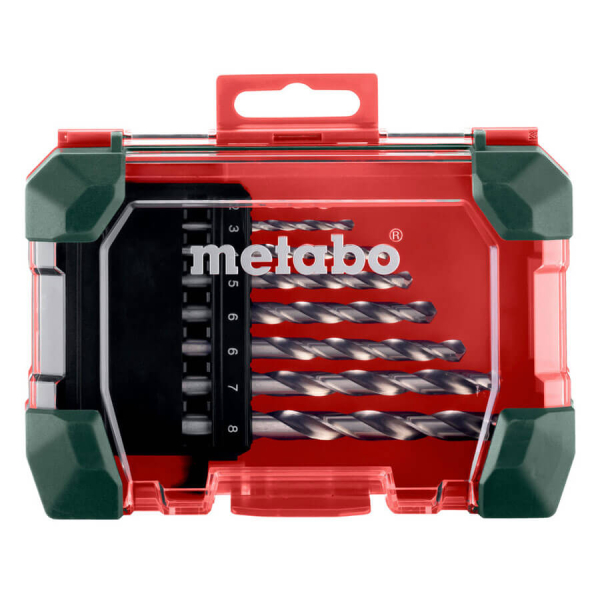 Комплект сверл Metabo HSS-G, SP, 8 шт