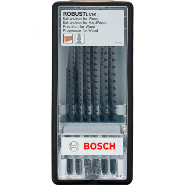 Набор пилок Bosch Wood Expert, Robust Line, 6 шт