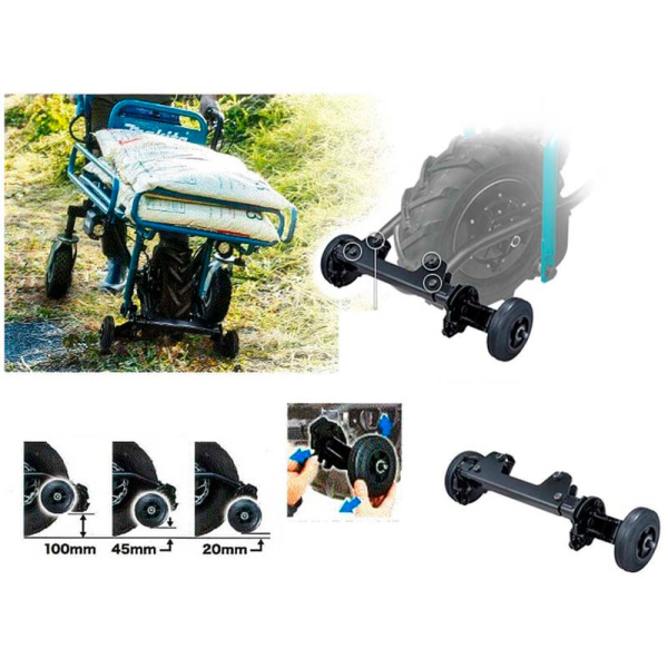 Дополнительные передние колеса для тачки Makita DCU180