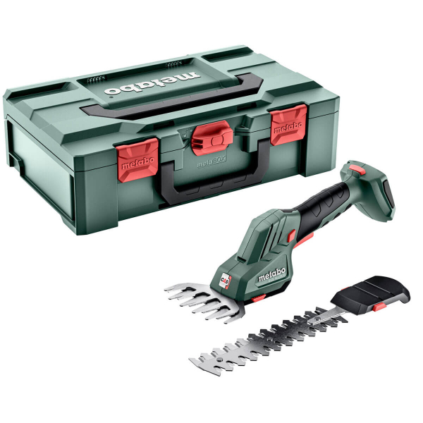 Акумуляторні ножиці для кущів та газону Metabo SGS 18 LTX Q без акб в metaBOX 145 L