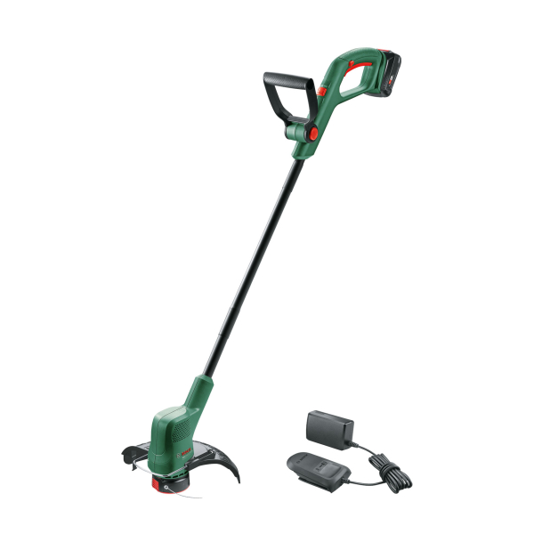 Акумуляторний тример Bosch EasyGrassCut 18V-230, 1×18 V 2.0 Ah, 1×PBA 18 V 2.5 Ah W-B, з/п AL 1810 CV