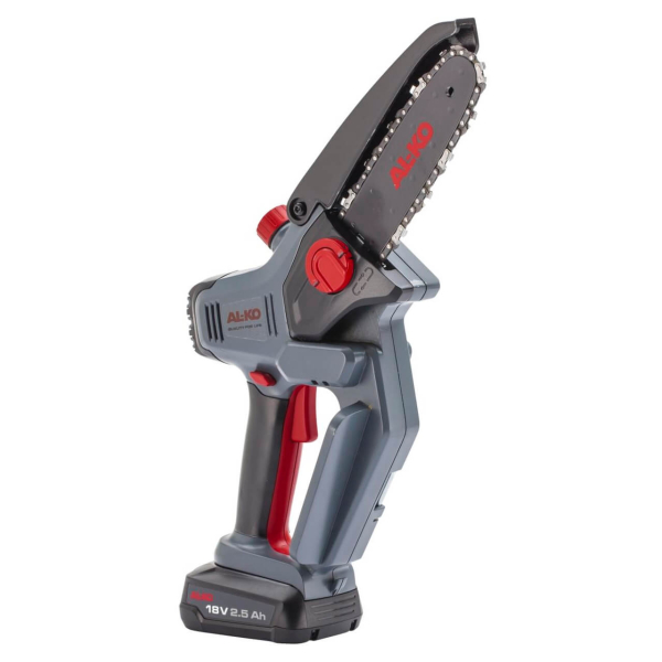 Аккумуляторная цепная мини-пила Al-Ko CSM 1815, 1х18V 2.5 Ah, з/у, в кейсе