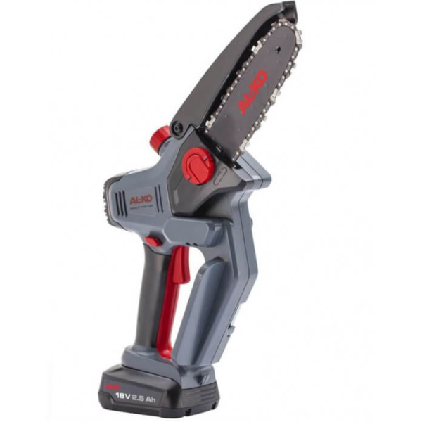 Аккумуляторная цепная мини-пила Al-Ko CSM 1815, 1х18V 2.5 Ah, з/у, в кейсе