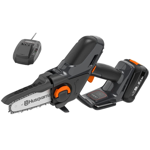 Аккумуляторный цепной веткорез Husqvarna Aspire P5-P4A, 1×2.5 Ah, з/у