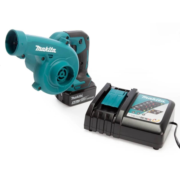 Акумуляторна повітродувка Makita DUB186RT, 1x5.0 Ah, DC18RC