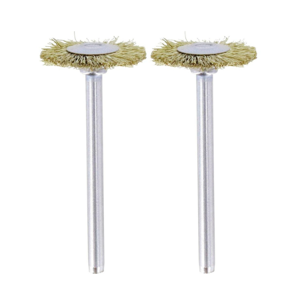 Щітка м'яка з латуні Dremel 19 мм (535) 2 шт