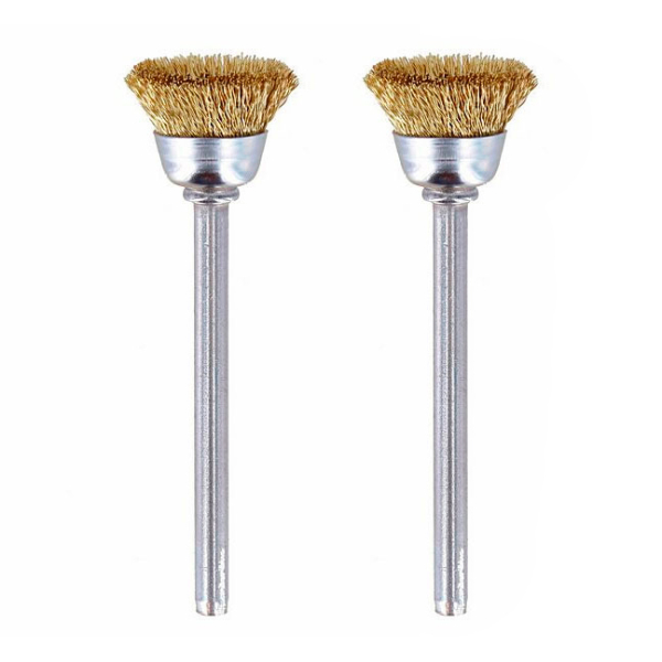 Щітка м'яка з латуні Dremel 13 мм (536) 2 шт