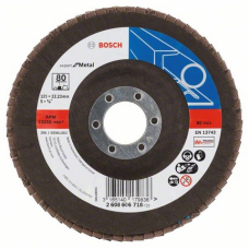 Лепестковый шлифкруг Expert for Metal, 125×22,23 мм, К80