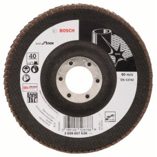 Лепестковый шлифкруг Bosch Best for Inox, X581, 125×22,23 мм, К40