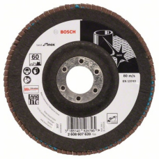 Лепестковый шлифкруг Bosch Best for Inox, X581, 125×22,23 мм, К60