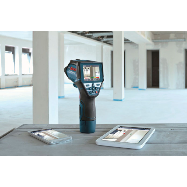 Термодетектор Bosch GIS 1000 C Professional, 1x2.0 Ah, GAL 12V-40, кейс L-Boxx