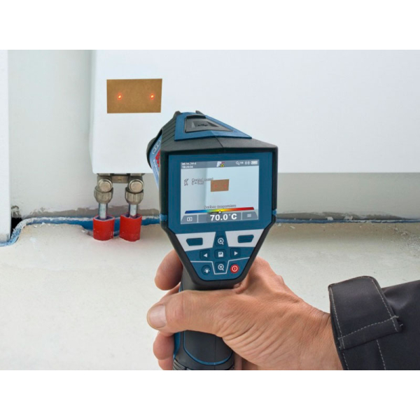 Термодетектор Bosch GIS 1000 C Professional, 1x2.0 Ah, GAL 12V-40, кейс L-Boxx