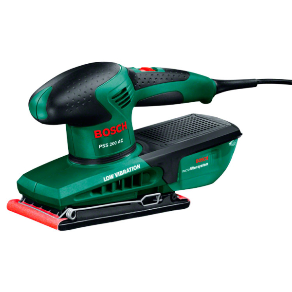 Віброшліфмашина Bosch PSS 200 AC в кейсі
