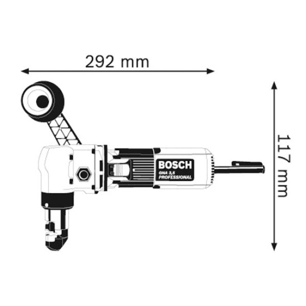 Вырубные ножницы Bosch GNA 3-5 Professional