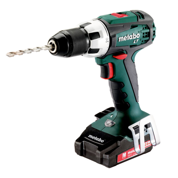 Аккумуляторный шуруповерт Metabo BS 18 LT Compact, 2x2.0Ah, з/у ASC 55, в metaBOX 145