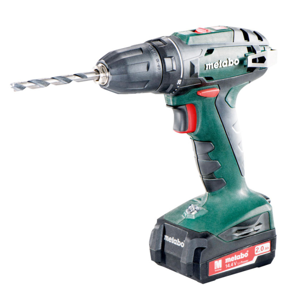 Акумуляторний шуруповерт Metabo BS 14.4, 2x2.0Ah, з/п, кейс